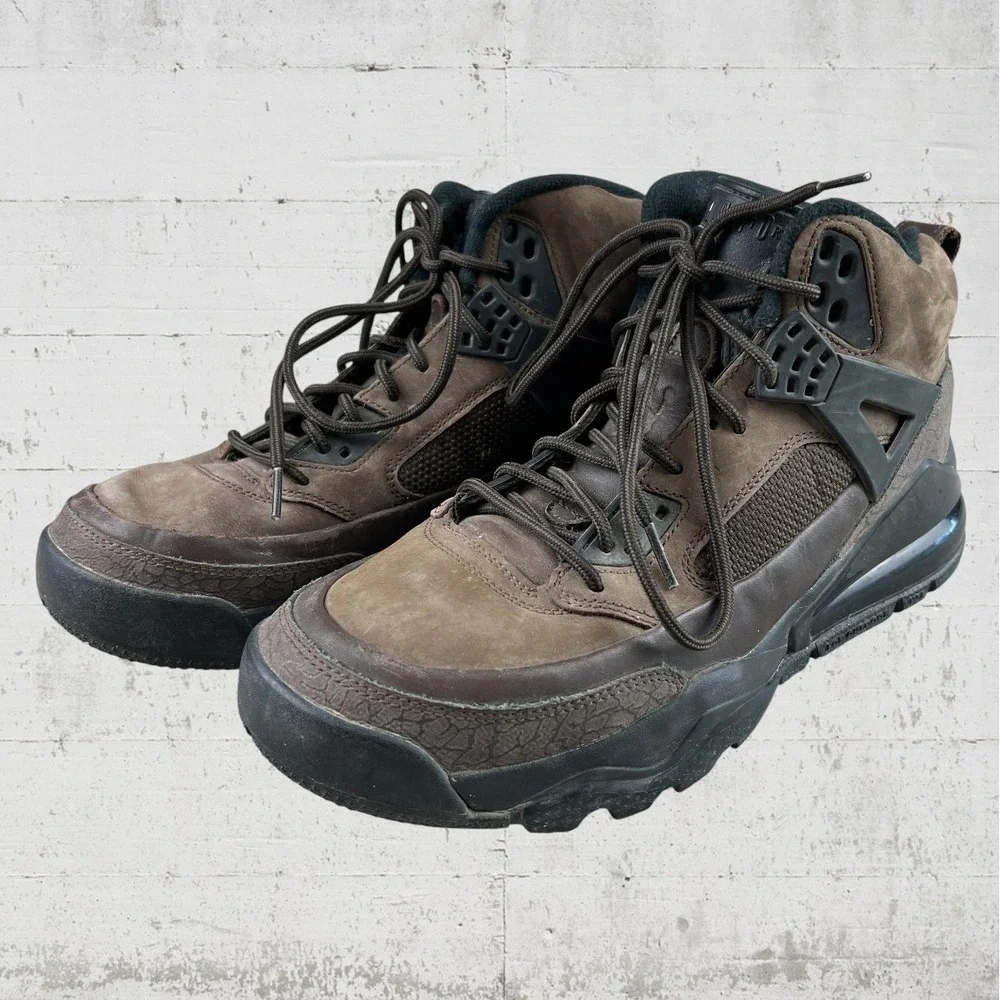 Jordan Spizike 270 Boot Mens 10 Dark Mocha Brown Black CT1014-200 Sneakerboot